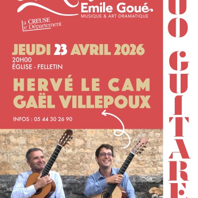DUO GUITARES  HERVÉ LE CAM/GAËL VILLEPOUX