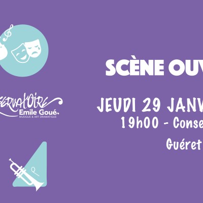 SCÈNE OUVERTE CONSERVATOIRE  29 JANVIER 2026   19H00