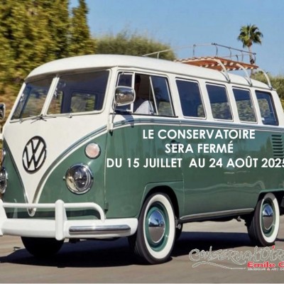 FERMETURE DU CONSERVATOIRE